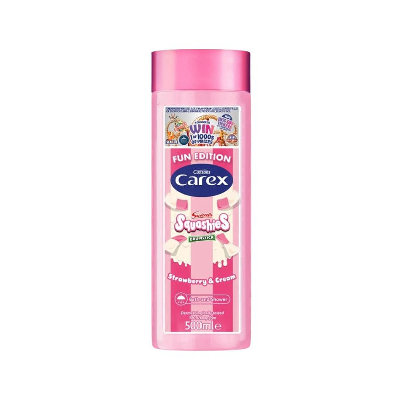 Carex Shower & Bath Squashies 500ml <br> Pack size: 6 x 500ml <br> Product code: 311570