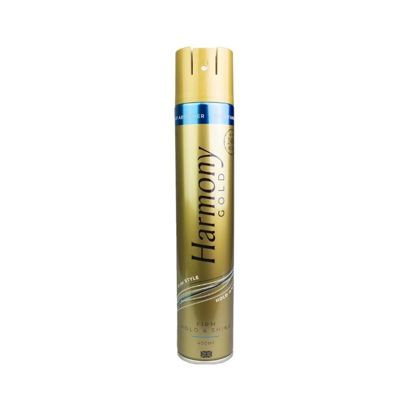 Harmony Gold Hairspray 400ML Firm Hold <br> Pack size: 6 x 400ml <br> Product code: 164811