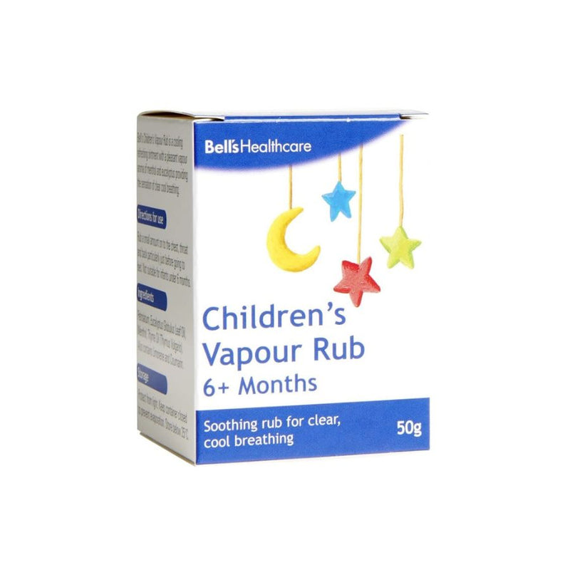 Bells Children Vapour Rub 50g <br> Pack size: 6 x 50g <br> Product code: 197124