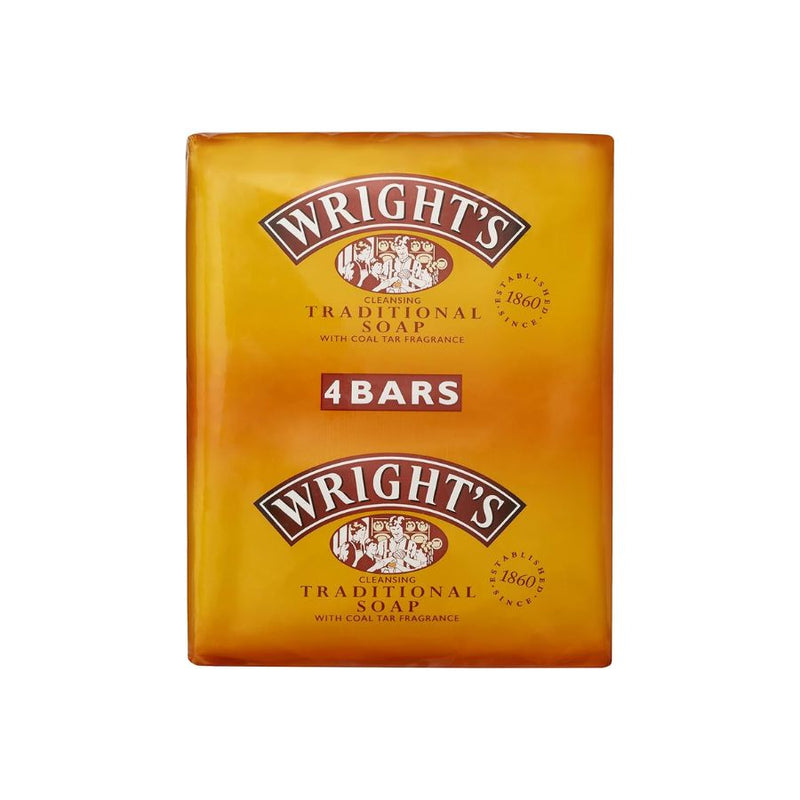 Wright Coal Tar Soap 100g <br> Pack size: 4 x 100g <br> Product code: 336761