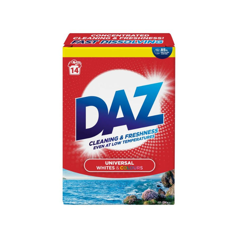 Daz Auto Whites & Colours Powder 700g 14W PM£3.89 <br> Pack Size: 8 x 700g <br> Product code: 482991
