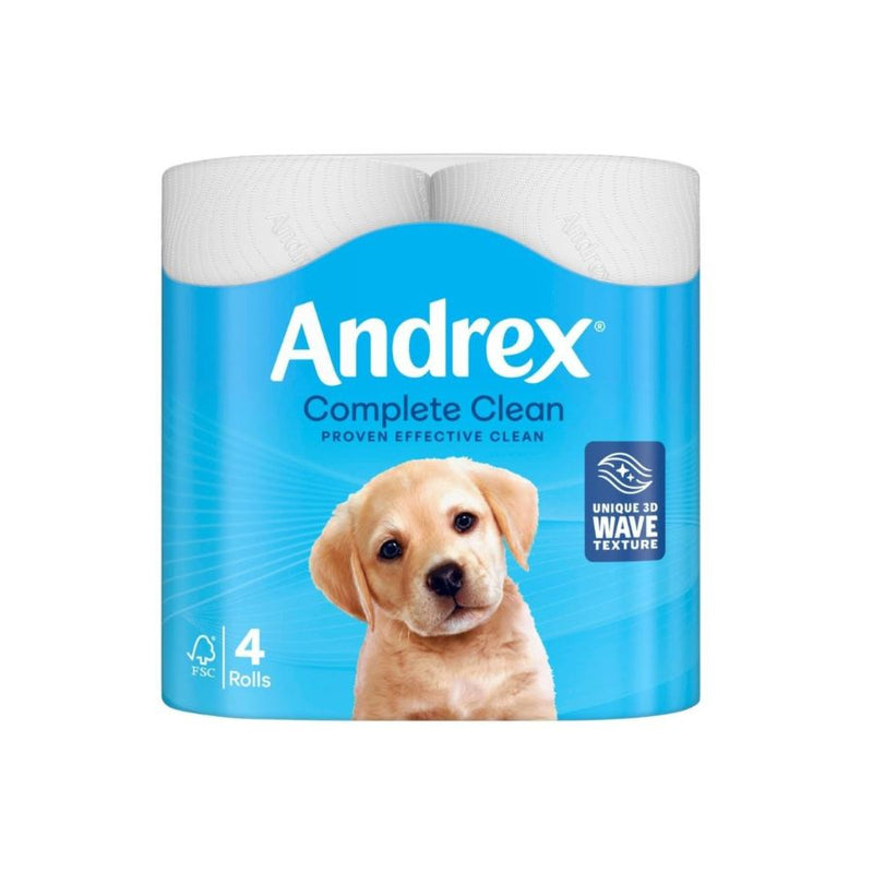 Andrex Toilet Roll White 4's <br> Pack size: 6 x 4s <br> Product code: 421290