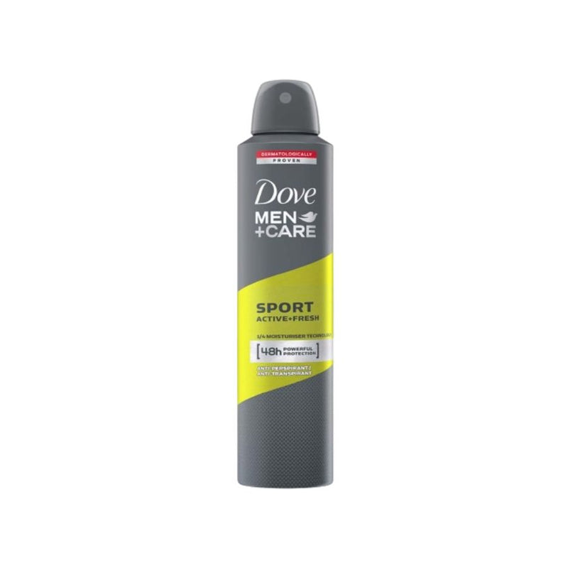 Dove Mens Anti-Perspirant Sport Active Fresh 250ml <br> Pack size: 6 x 250ml <br> Product code: 401414