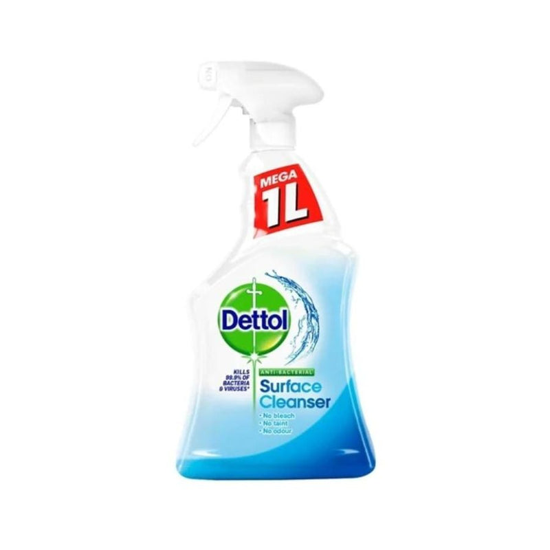 Dettol Surface Cleanser Trigger Spray 1ltr <br> Pack size: 6 x 1ltr <br> Product code: 553658