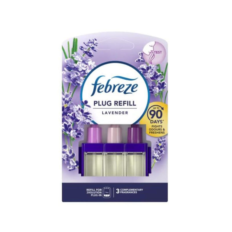 Febreze 3volution Lavender 20ml <br> Pack size: 7 x 20ml <br> Product code: 541930