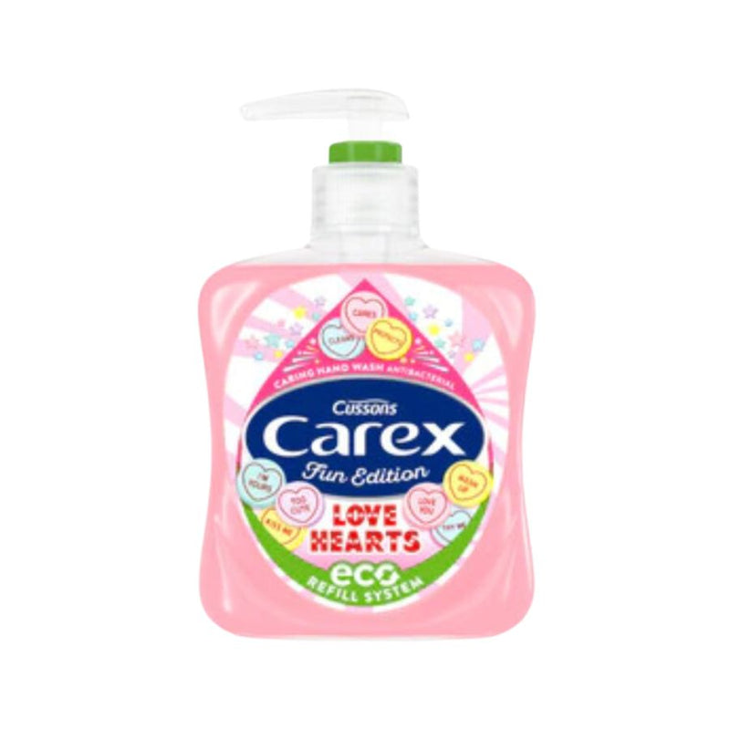 Carex Handwash 250ml Love Hearts PM£1.49 <br> Pack size: 6 x 250ml <br> Product code: 332353