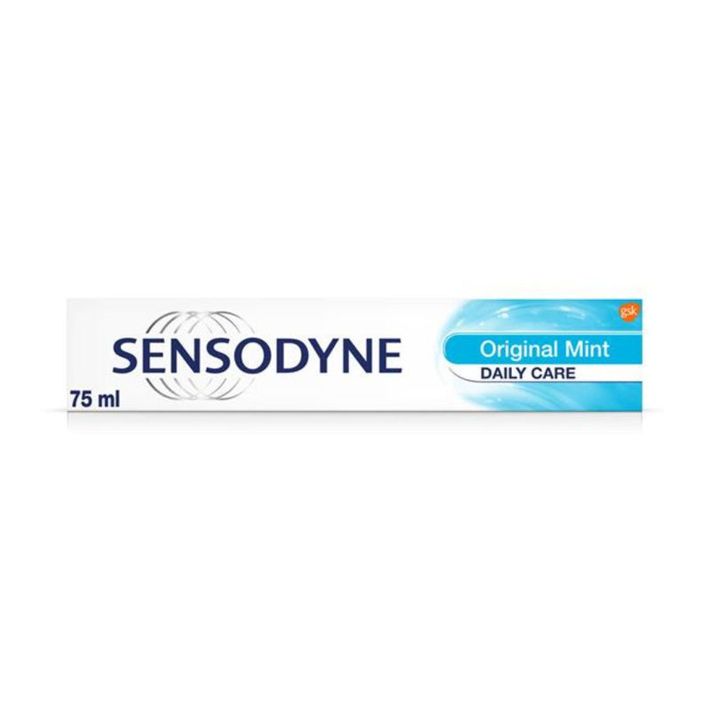 Sensodyne Toothpaste Daily Care Original Mint 75ml <br> Pack size: 12 x 75ml <br> Product code: 286680
