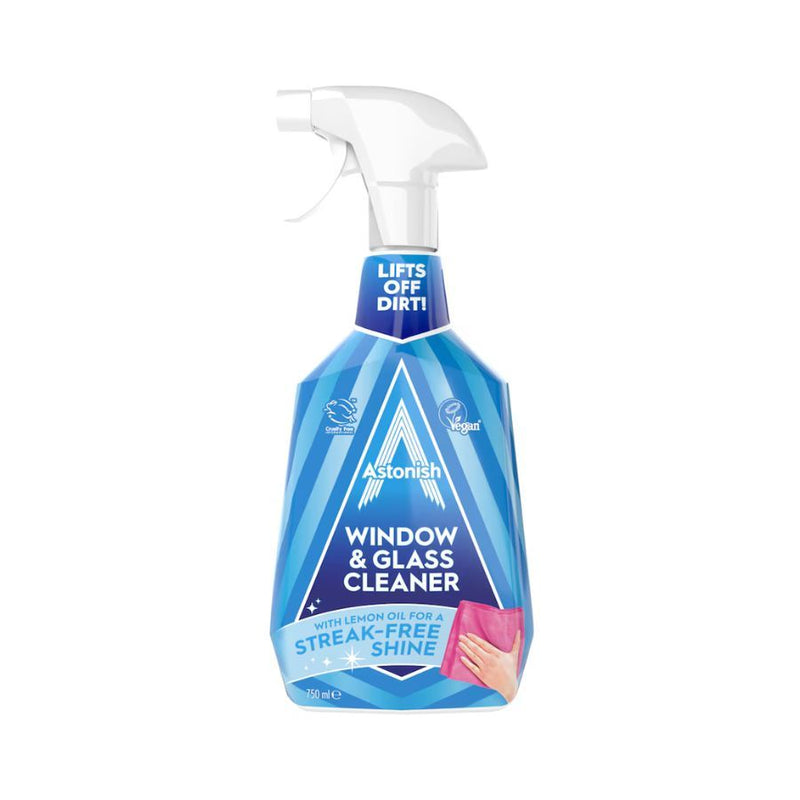 Astonish Window Cleaner Trigger Spray 750Ml <br> Pack size: 12 x 750ml <br> Product code: 551760