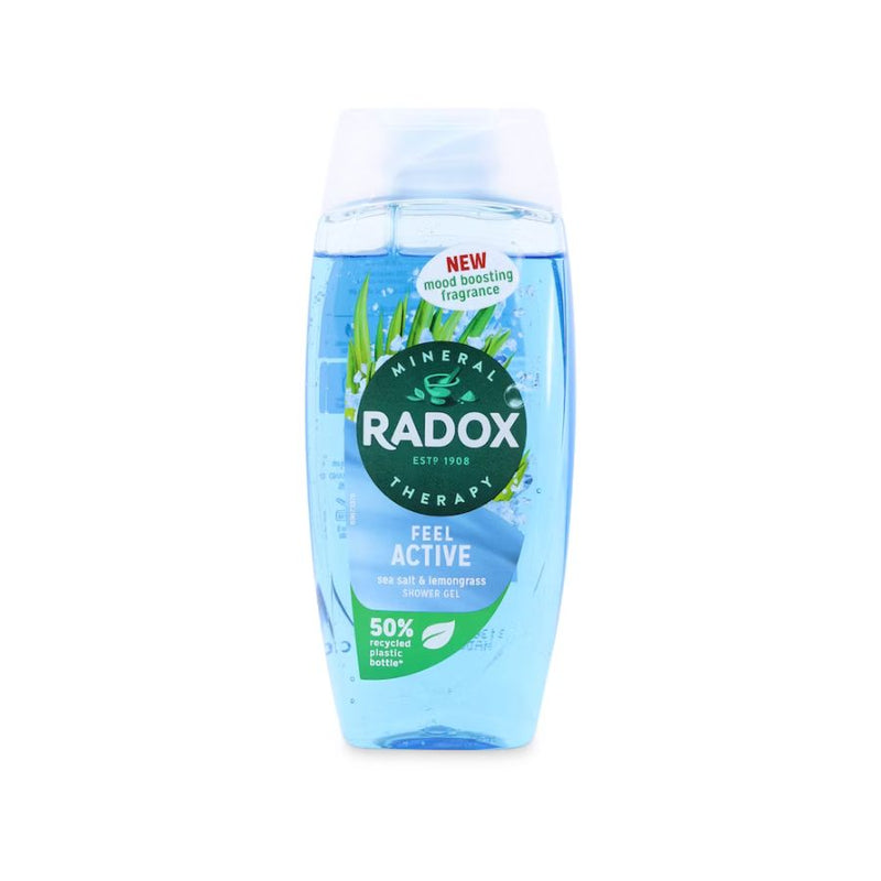 Radox Feel Active Shower Gel 225Ml <br> Pack size: 6 x 225ml <br> Product code: 316325