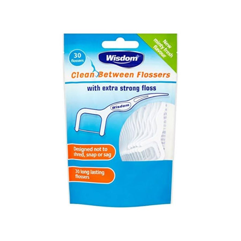 Wisdom Clean Between Flossers 30's <br> Pack Size: 5 x 30's <br> Product code: 295802