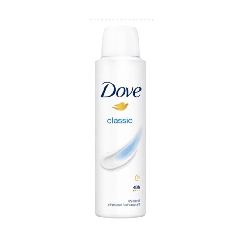 Dove Classic Women Anti-Perspirant 150ml <br> Pack size: 6 x 150ml <br> Product code: 271197