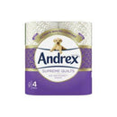 Andrex Supreme Quilts Toilet Tissue 4's <br> Pack size: 6 x 4's <br> Product code: 421321