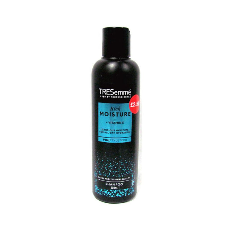 TRESemme Shampoo Moisture Rich 300ml (PM £2.50) <br> Pack size: 6 x 300ml <br> Product code: 171324