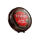 Todd Prestige Shoe Polish Brown 50ml <br> Pack size: 12 x 50ml <br> Product code: 515956