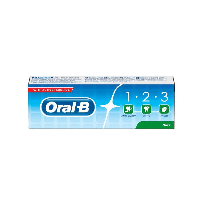 Oral B Toothpaste 1.2.3 Extra Fresh 100ml <br> Pack size: 12 x 100ml <br> Product code: 285700