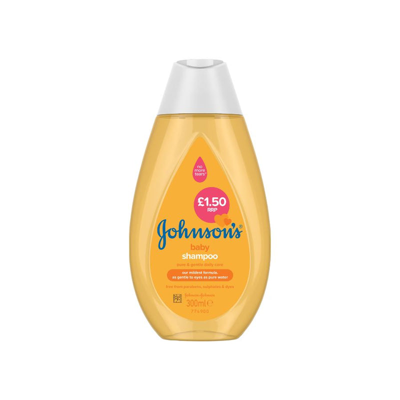 Johnson's Baby Shampoo 300ml PM£1.50 <br> Pack size: 6 x 300ml <br> Product code: 402472