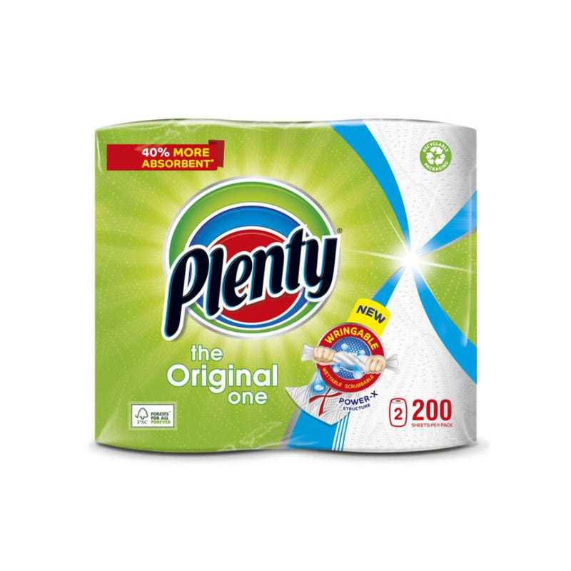 Plenty The Original One Kitchen Towel Twin Pack <br> Pack size: 4 x 2's <br> Product code: 421430