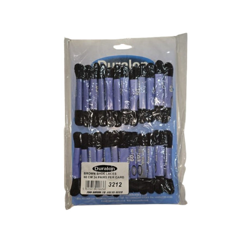 Duralon Shoe Laces Brown <br> Pack size: 24 x 1 <br> Product code: 516050