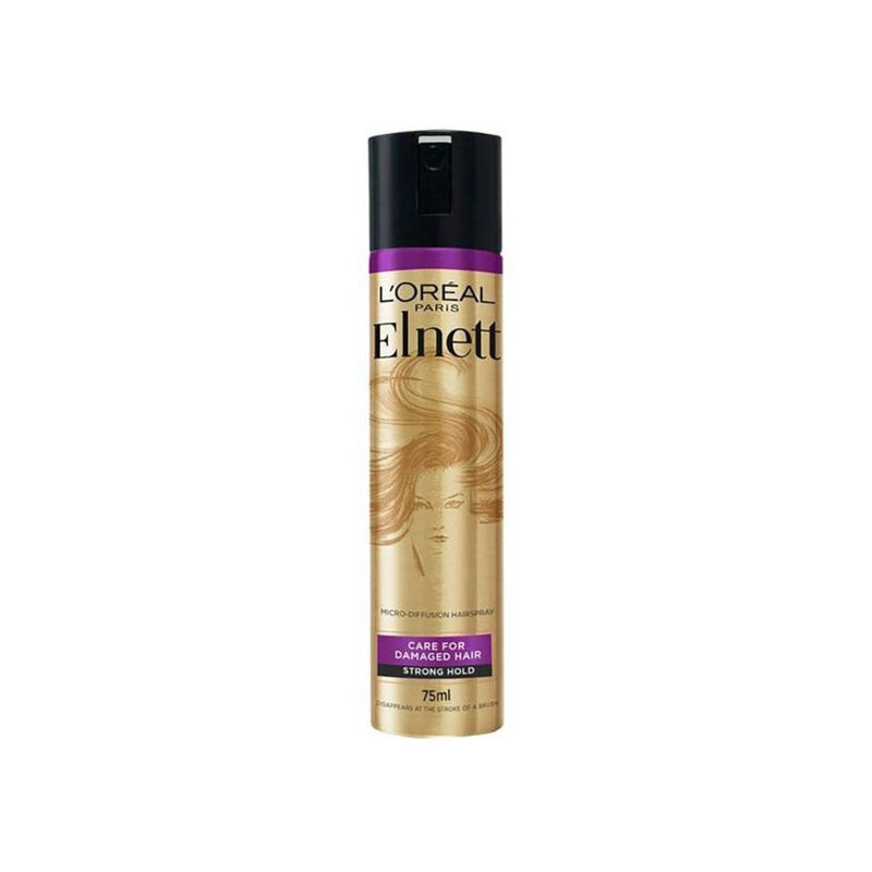Elnett Care For Damaged Hair Strong Hold Hairspray Precious Oils 75ml <br> Pack Size: 6 x 75ml <br> Product code: 163061