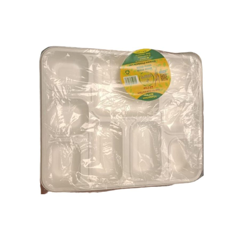 Bioware 9cp Compostable Plate 25Pc <br> Pack size: 1 x 25's <br> Product code: 435618