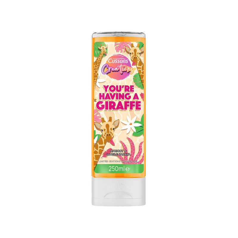 Cussons Creations Apricot & Jungle Papaya Shower Gel 250ml <br> Pack size: 6 x 250ml <br> Product code: 398714