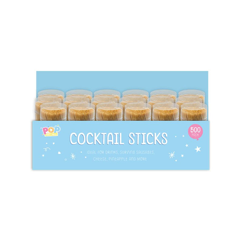 Cocktail Sticks 500's <br> Pack Size: 24 x 500's <br> Product code: 433005