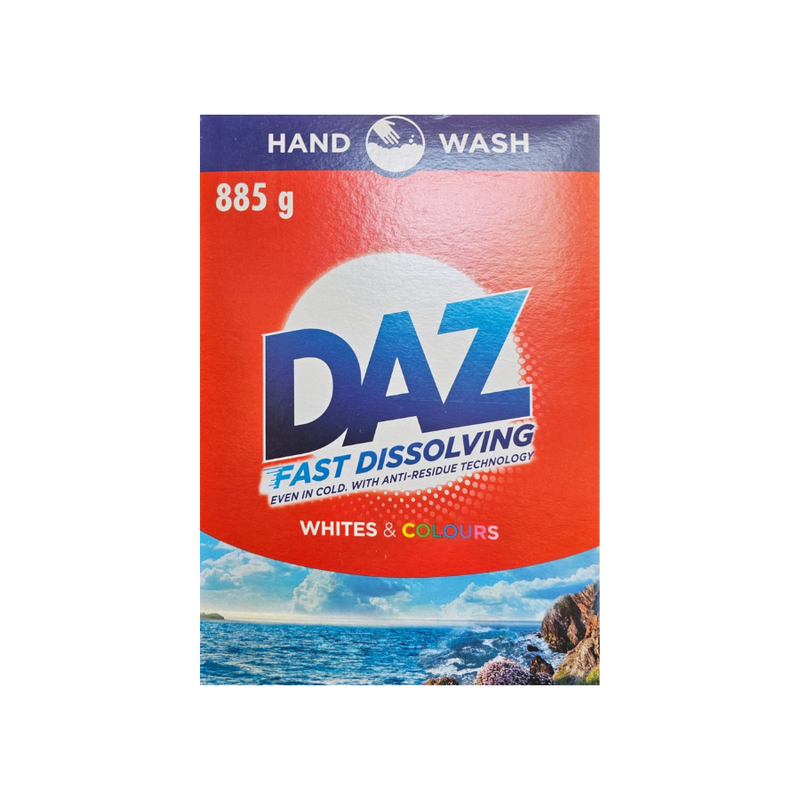 Daz Whites & Colours Handwash Powder 885g <br> Pack Size: 8 x 885g <br> Product code: 482910