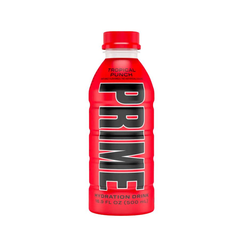 PRIME Hydration Tropical Punch Drink 500ml <br> Pack size: 1 x 500ml <br> Product code: DD002504