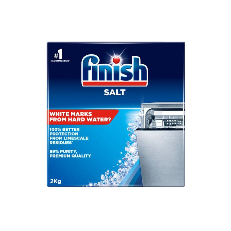 Finish Dishwasher Salt 2Kg <br> Pack Size: 6 x 2kg <br> Product code: 472753