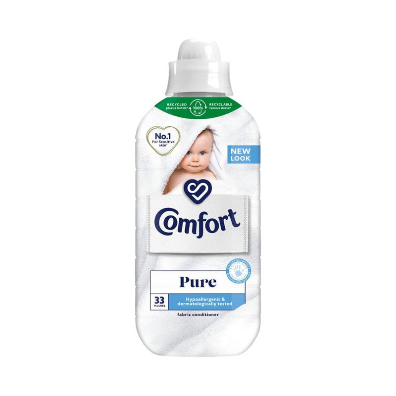 Comfort Pure Fabric Conditioner 33w 990ml<br> Pack size: 8 x 990ml <br> Product code: 444014