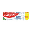 Colgate White Teeth Toothpaste 75ml PM£1.00<br> Pack size: 12 x 75ml <br> Product code: 282604