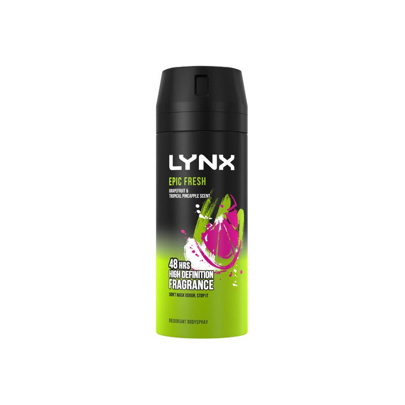Lynx Body Spray Epic Fresh 150ml <br> Pack size: 6 x 150ml <br> Product code: 272810