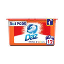 DAZ All in 1 Pods Washing Liquid Capsules Whites & Colours 12's <br> Pack Size: 8 x 12's <br> Product code: 483184