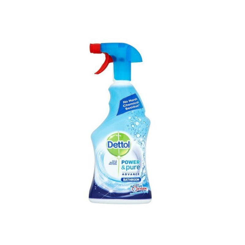 Dettol Power & Pure Bathroom Spray 750ml <br> Pack size: 6 x 750ml <br> Product code: 553641