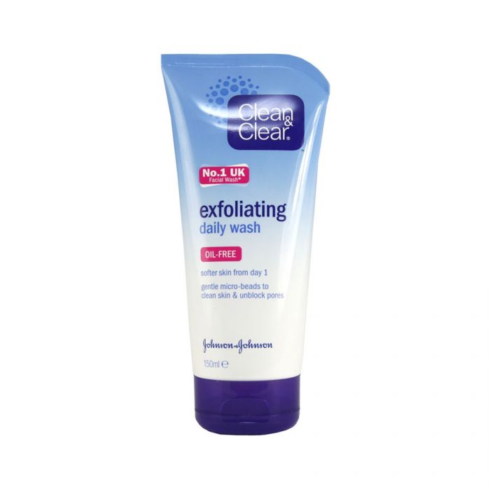 Clean & Clear Exfoliating Wash 150Ml <br> Pack size: 6 x 150ml <br> Product code: 222160