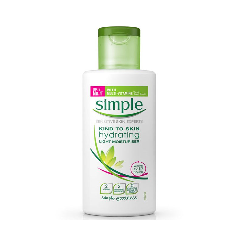 Simple Kind To Skin Hydrating Light Moisturiser 125Ml <br> Pack Size: 6 x 125ml <br> Product code: 226480