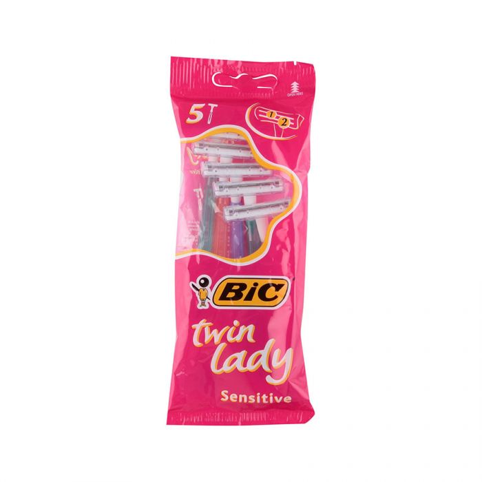 Bic Twin Lady Razors Sensitive 5'S <br> Pack size: 20 x 5s <br> Product code: 251111