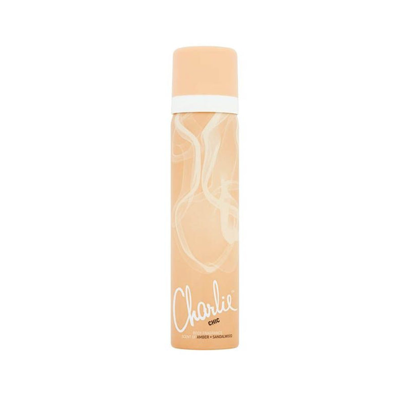 Charlie Body Spray Chic 75Ml <br> Pack Size: 6 x 75ml <br> Product code: 270990