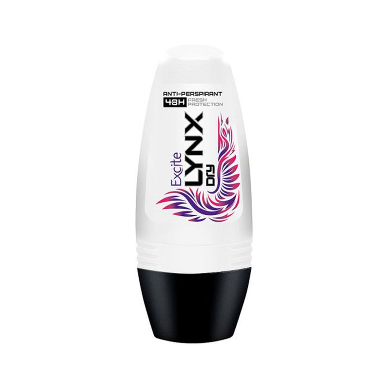 Lynx Roll On Excite 50Ml <br> Pack Size: 6 x 50ml <br> Product code: 272931