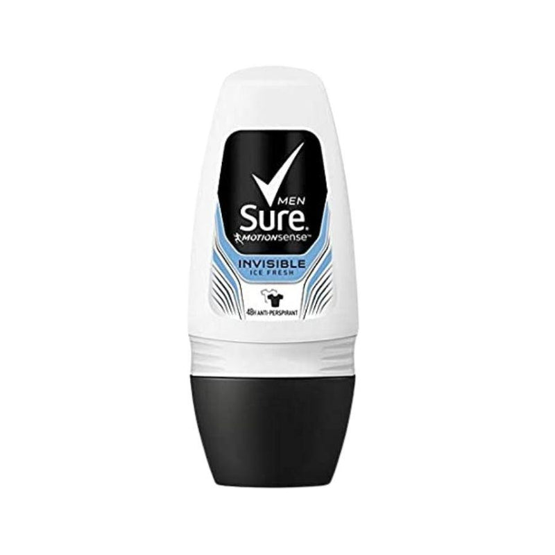 Sure Men Roll On Invisible Ice 50ml <br> Pack Size: 6 x 50ml <br> Product code: 275772