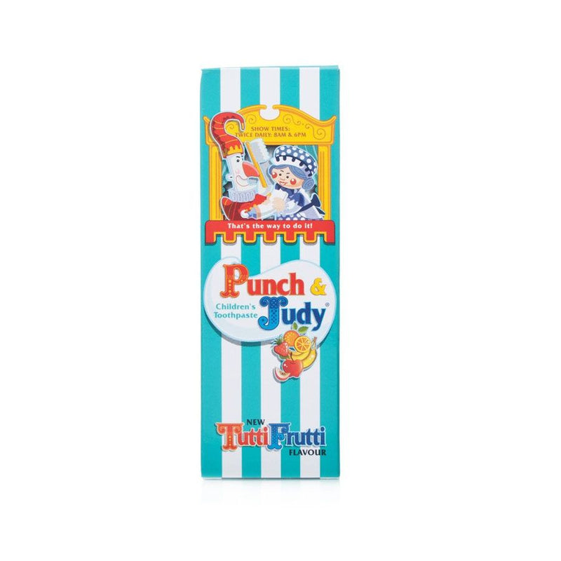 Punch & Judy Toothpaste Tuti Fruity 50ml <br> Pack size: 12 x 50ml<br> Product code: 286330