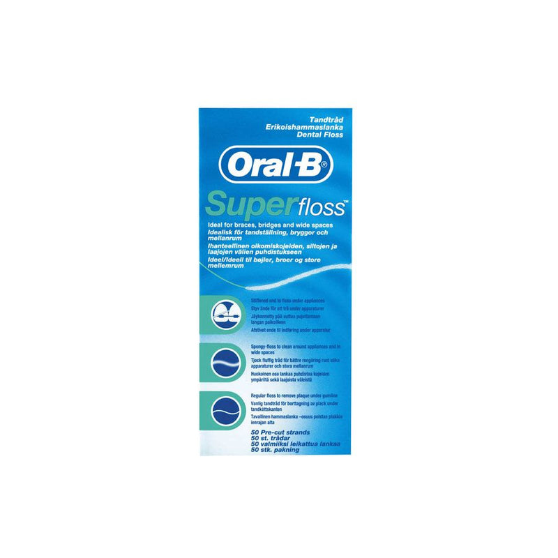 Oral B Superfloss 50's <br> Pack size: 12 x 50's <br> Product code: 296080