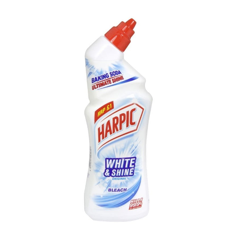 Harpic White & Shine Bleach 750ml PM£1 <br> Pack size: 12 x 750ml <br> Product code: 462502
