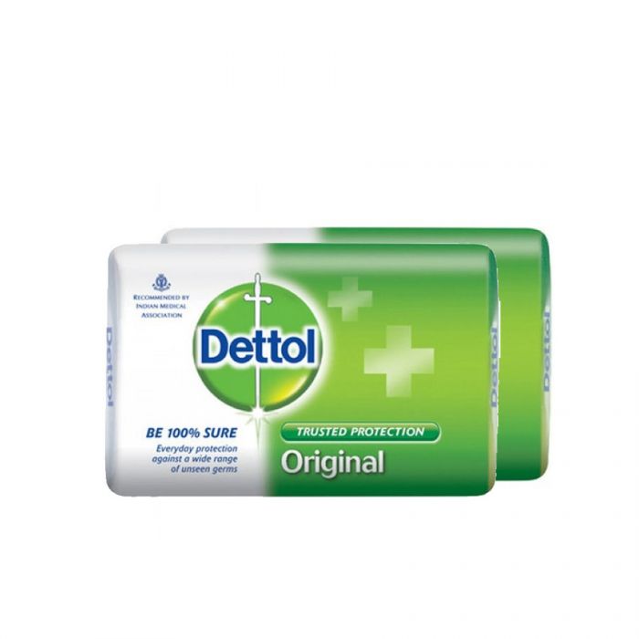Dettol Antiseptic Soap Twin Pack (2 X 100G) <br> Pack size: 6 x 2 <br> Product code: 332631