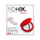 Kotex Ultra Normal 16'S <br> Pack size: 12 x 16s <br> Product code: 343901