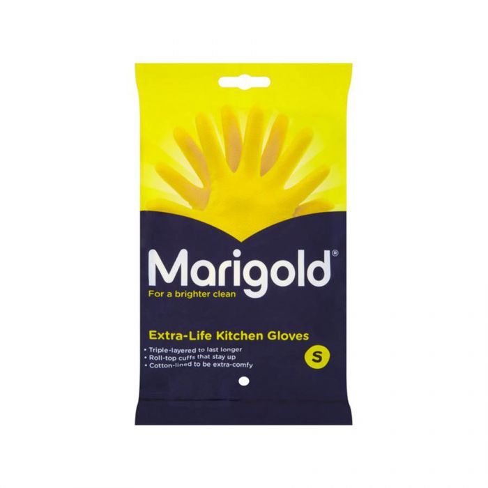Marigold Extra Life Kitchen Gloves Small <br> Pack size: 6 x 1 <br> Product code: 352120