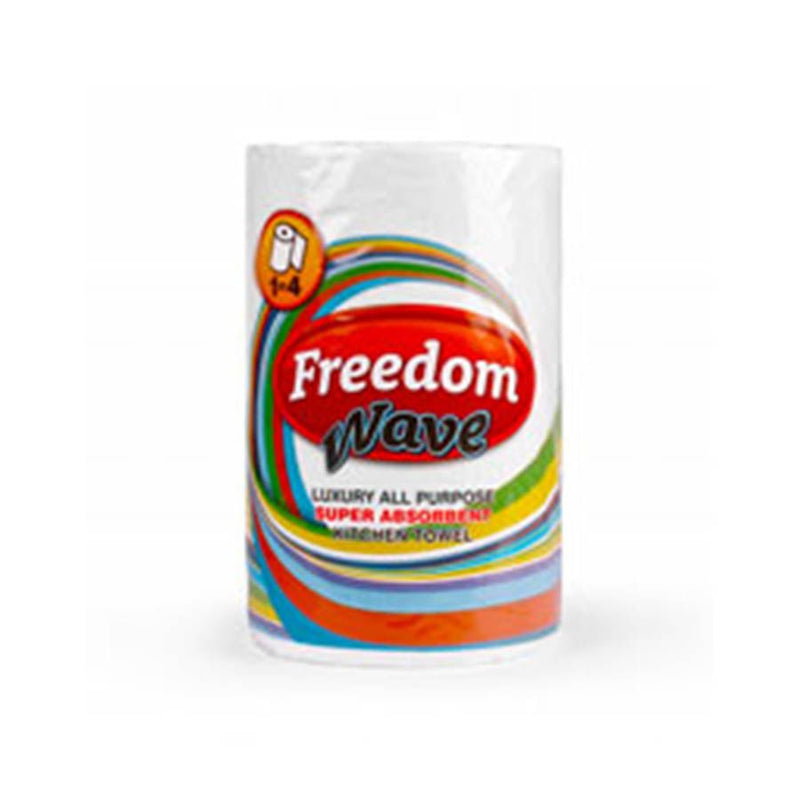 Freedom Wave Luxury Single Jumbo Kitchen Roll <br> Pack Size: 6 x 1 <br> Product code: 423602