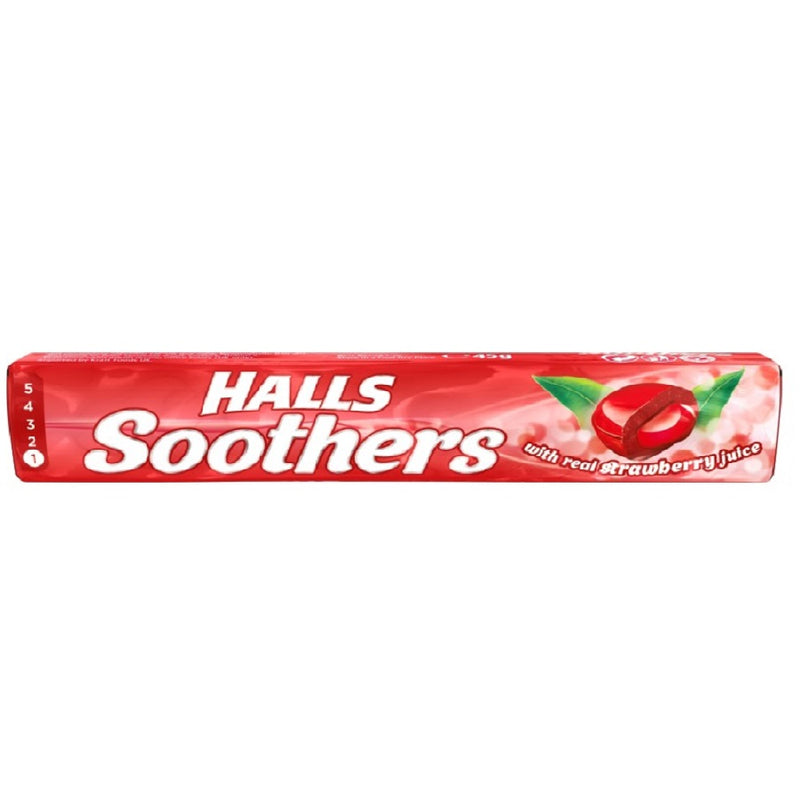 Halls Soothers - Strawberry <br> Pack size: 20 x 1 <br> Product code: 193051
