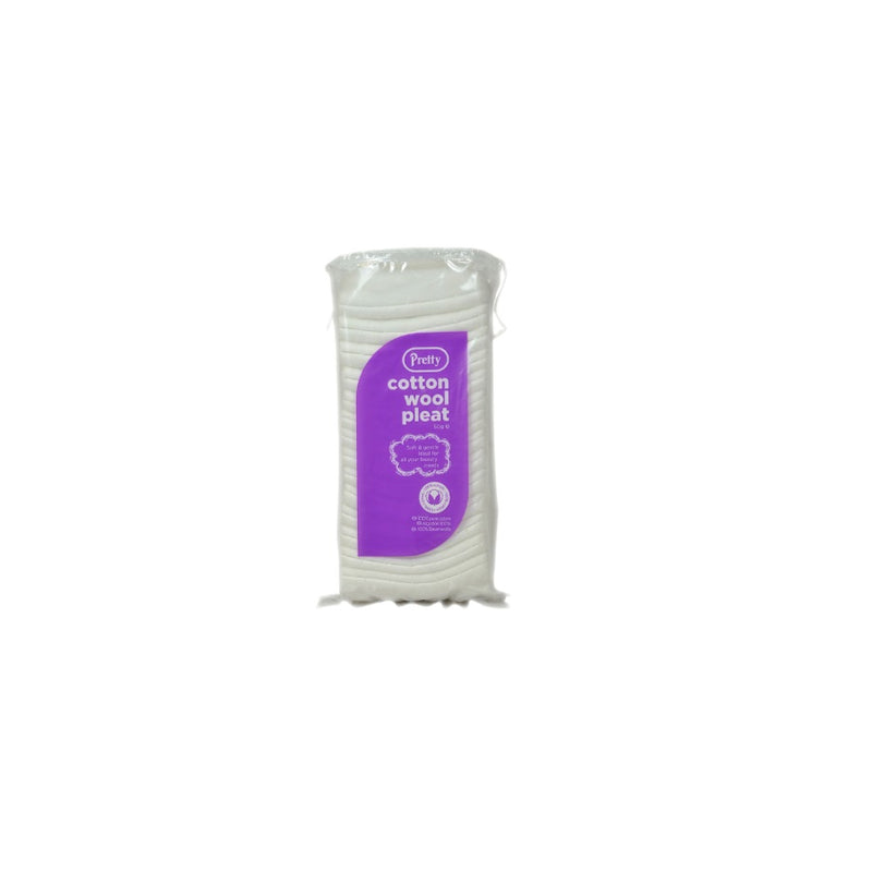 Pretty 100% Pure Cotton Wool Pleat 50g <br> Pack size: 12 x 50g <br> Product code: 230650