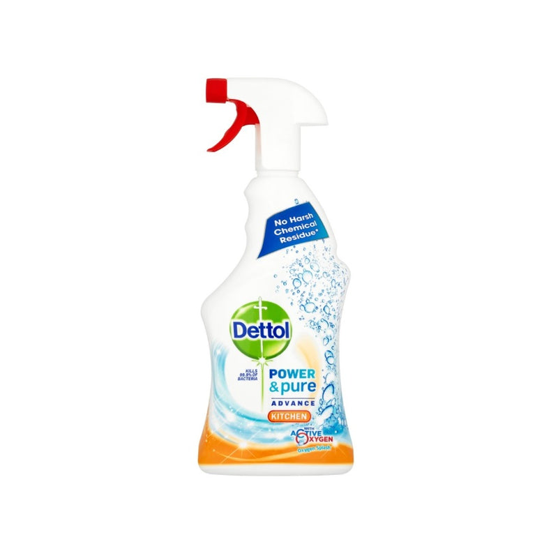 Dettol Power & Pure Kitchen Spray 750ml <br> Pack size: 6 x 750ml <br> Product code: 553640